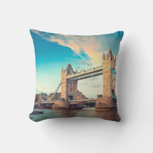 Towerbrug bij zonsondergang, Londen, londen, brid Kussen
