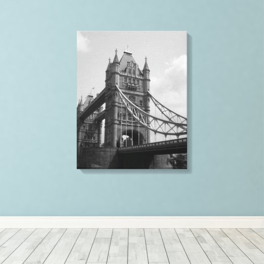 Towerbrug Canvas Afdruk (Insitu (Houten vloer))