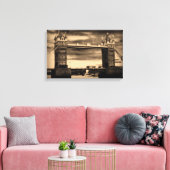 Towerbrug Canvas afdrukken (Insitu (Woonkamer))