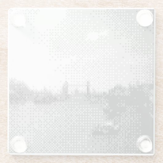 towerbrug glazen onderzetter (Achterkant)