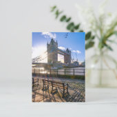 Towerbrug in Dawn, Londen, Briefkaart van het Vere (Staand voorkant)