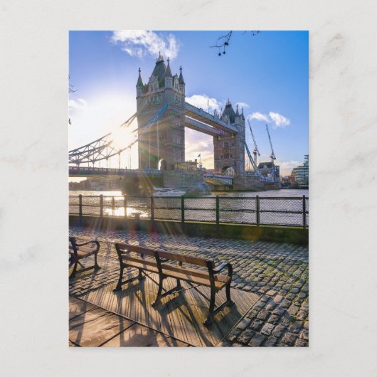 Towerbrug in Dawn, Londen, Briefkaart van het Vere (Voorkant)