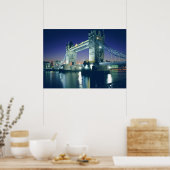 Towerbrug in Dusk Poster (Keuken)