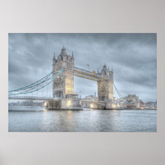 Towerbrug in Londen Poster (Voorkant)
