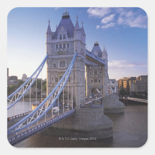 Towerbrug in Londen Vierkante Sticker