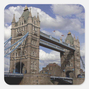 Towerbrug in Londen Vierkante Sticker