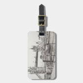 Towerbrug Londen 2006 Bagagelabel (Voorkant verticaal)