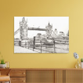 Towerbrug Londen 2006 Canvas Afdruk (Insitu (Woonkamer))