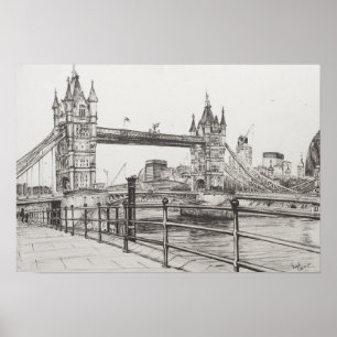 Towerbrug Londen 2006 Poster