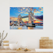 Towerbrug | Londen, Engeland Poster (Keuken)
