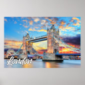 Towerbrug | Londen, Engeland Poster (Voorkant)