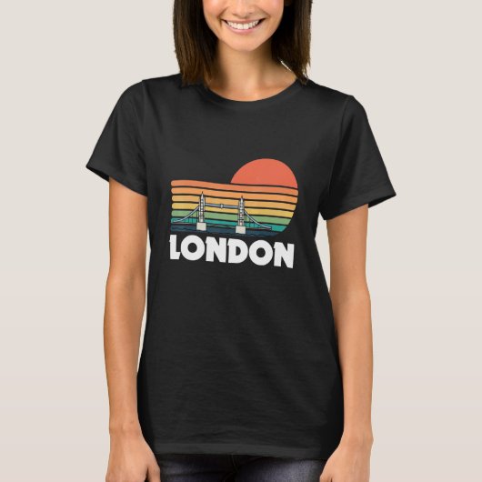Towerbrug Londen over de Theems in Groot-Brittanni T-shirt (Voorkant)