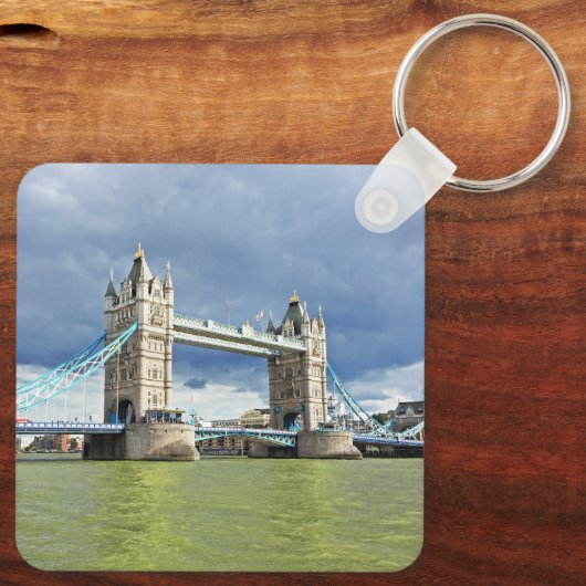 Towerbrug, Londense landfoto Sleutelhanger (Achterkant)