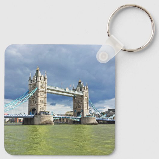 Towerbrug, Londense landfoto Sleutelhanger (Achterkant)