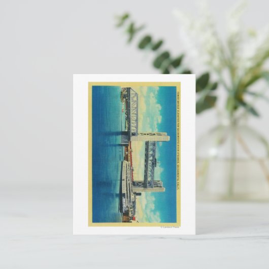 Towerbrug over de Sacramento Briefkaart (Staand voorkant)