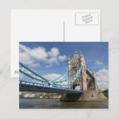 Towerbrug over de Thames London UK Briefkaart (Voorkant / Achterkant)