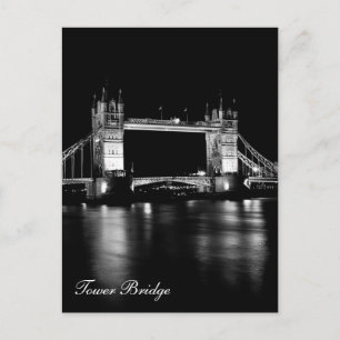 Towerbrug 's nachts briefkaart