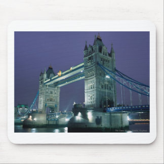 Towerbrug 's nachts, Londen, Engeland Muismat