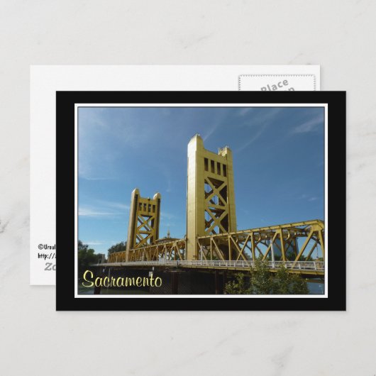 Towerbrug, Sacramento Briefkaart (Voorkant / Achterkant)