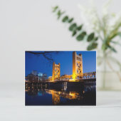 Towerbrug - Sacramento, CA Briefkaart (Staand voorkant)