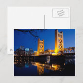 Towerbrug - Sacramento, CA Briefkaart (Voorkant / Achterkant)
