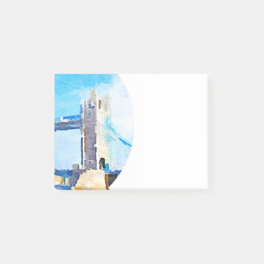 towerbrug, schilderen post-it® notes (Voorkant)