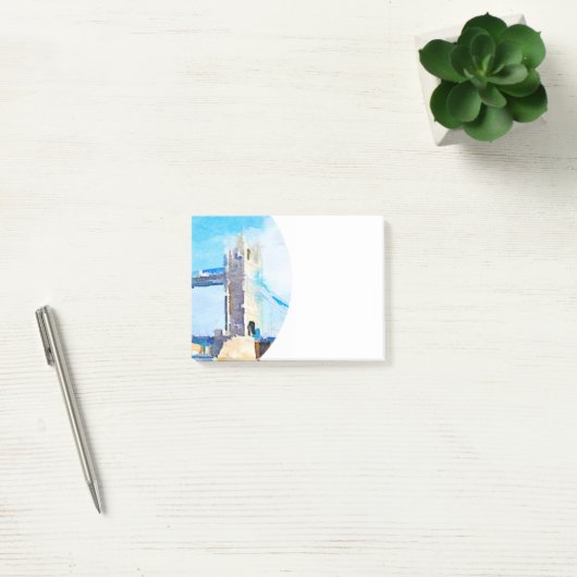 towerbrug, schilderen post-it® notes (Kantoor)