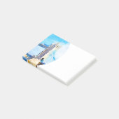 towerbrug, schilderen post-it® notes (Schuin)