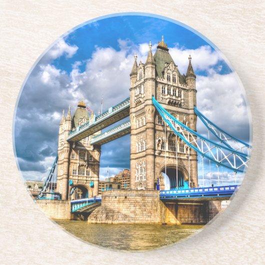 Towerbrug Zandsteen Onderzetter (Voorkant)