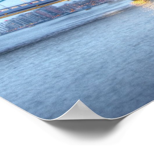 Towerbrug (zonder grenzen) poster (Hoek)