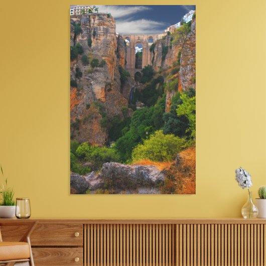 TOWERK VAN BOVEN — RONDA, SPANJE CANVAS AFDRUK (Insitu (Woonkamer))