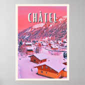 Towerkaart Skiresort Poster (Voorkant)