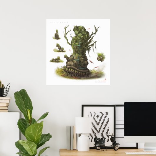 Towerknoppen Poster (Thuiskantoor)