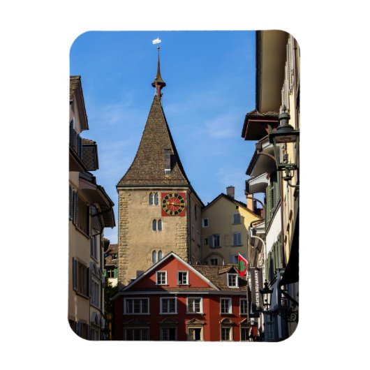 towermagneet van Zürich Grimmenturm Magneet (Verticaal)