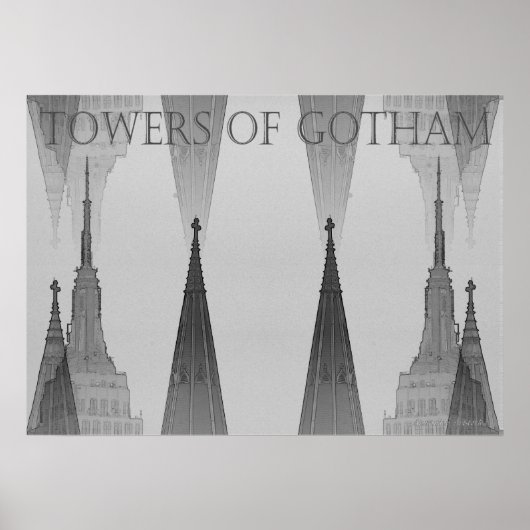 Towers of Gotham NYC 2006 Poster (Voorkant)