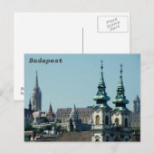 Towers over Boedapest Briefkaart (Voorkant / Achterkant)