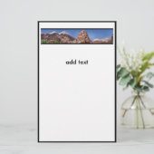 Towers van de Maagdenpanoramiek Briefpapier (Staand voorkant)