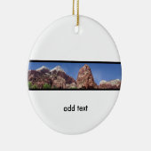 Towers van de Maagdenpanoramiek Keramisch Ornament (Rechts)