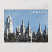 Towers van de Temple - Salt Lake City Briefkaart (Voorkant)