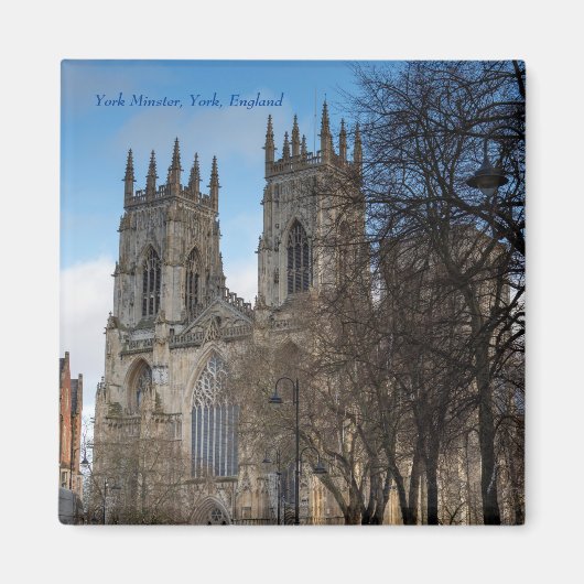 Towers van York Minster, Engeland, Fridge Magnet (Voorkant)