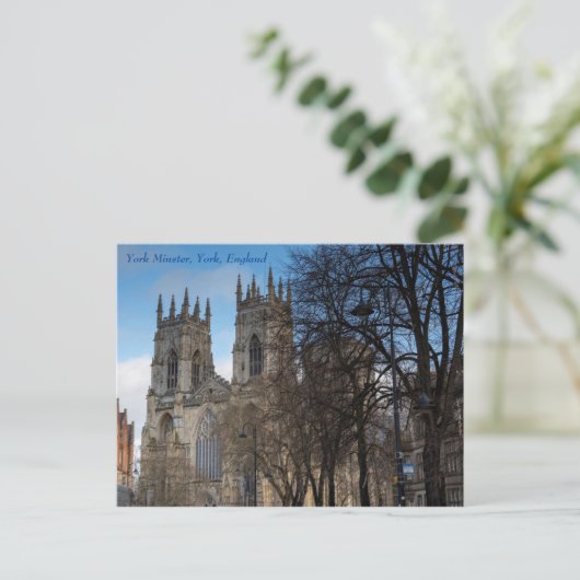 Towers van York Minster, York, Engeland, Briefkaar Briefkaart (Staand voorkant)