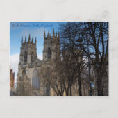 Towers van York Minster, York, Engeland, Briefkaar Briefkaart (Voorkant)