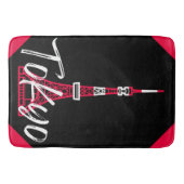 Towerschets van Tokio Minato, Tokio, Japan Badmat (Voorkant)