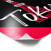 Towerschets van Tokio Minato, Tokio, Japan Foto Afdruk (Hoek)