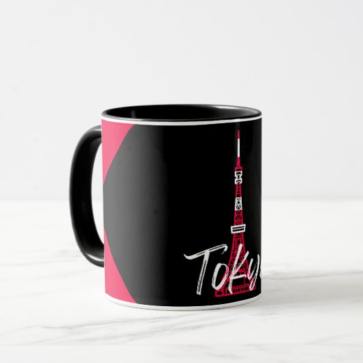 Towerschets van Tokio Minato, Tokio, Japan Mok (Voorkant links)