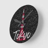 Towerschets van Tokio Minato, Tokio, Japan     Ronde Klok (Hoek)