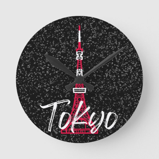 Towerschets van Tokio Minato, Tokio, Japan     Ronde Klok (Voorkant)