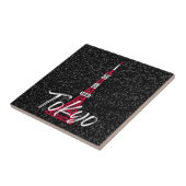 Towerschets van Tokio Minato, Tokio, Japan Tegeltje (Zijkant)