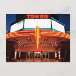 Towertheater, Sacramento, Californië Briefkaart