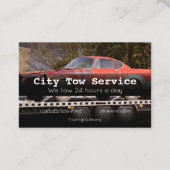 Towing Service company Visitekaartje (Achterkant)